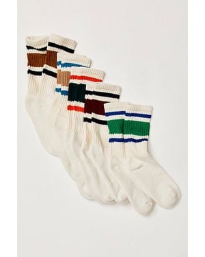 American Trench Classic Retro Socks, 5 Pack By - Multicolour