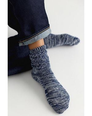 Free People Delia Trouser Socks - Blue