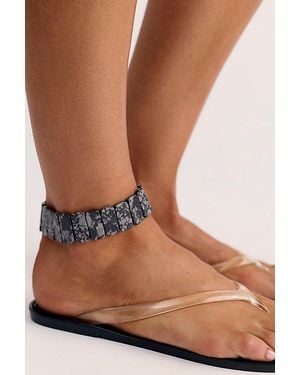 Free People Dunes Recon Stone Anklet - Natural