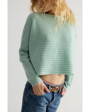 Free People Spencer Cashmere Pullover - Green