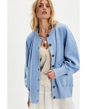 Free People Kit Sweatshirt - Blue