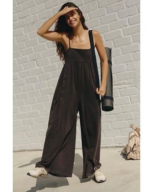 Fp Movement Hot Shot Strappy Onesie - Blue