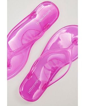 Jeffrey Campbell Beach Day Jelly Sandals - Gray