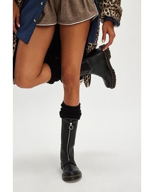 Dr. Martens 1B99 Front-Zip Boots - Black