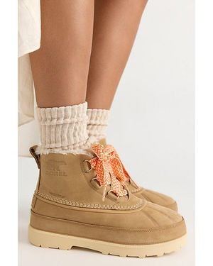 Sorel Ambler Fireside Chukka Waterproof Boots - Natural