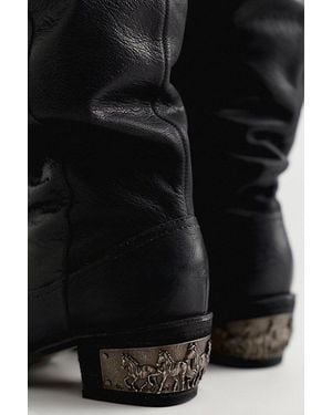 Free People Trail Ride Slouch Boots - Green