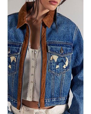 Urban Outfitters Horsey Denim Jacket - Blue