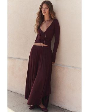 free-est Maris Pant Set By - Brown