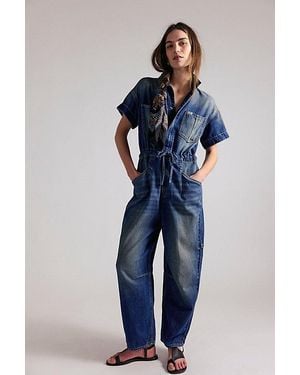 Lee Jeans Barrel Unionall Jumpsuit - Blue