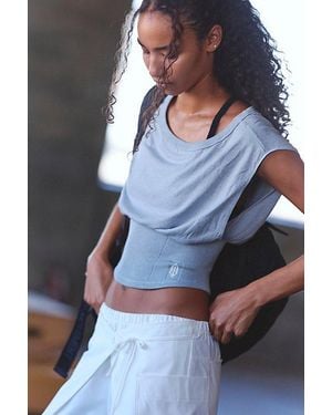 Fp Movement Light Of Day Banded Tee - Blue