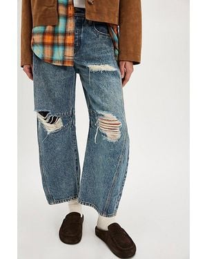 Jeffrey Campbell Margarida Loafer Mules - Blue