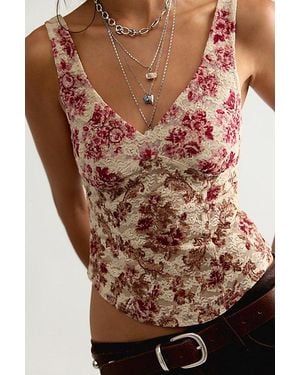 Free People Skylar Lace Corset - Multicolor