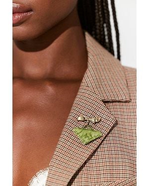 Free People Socialite Brooch - Green
