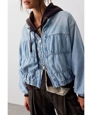 Free People Layla Denim Jacket - Blue