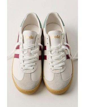 Gola Medallist Leather Trainers - Natural