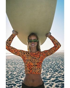 Rhythm Long-Sleeve Surf Crop - Multicolour