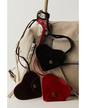 Free People Heart Lanyard Bag Charm - Black