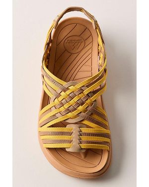Malibu Sandals Vegan Sunrise Bay Sandals By - Yellow