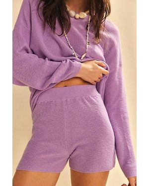 Free People Malibu Solid Surf Set - Purple