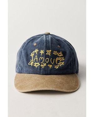 Free People Amour Inc Star Dad Cap - Blue