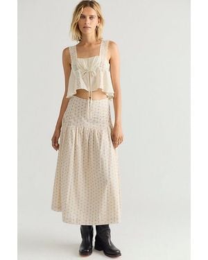 Lisa Says Gah Penny Skirt - Natural