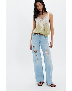 Levi's Ribcage Wide-Leg Jeans - Blue