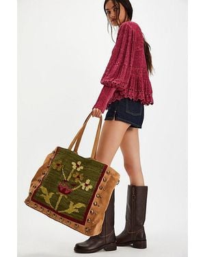 Free People Fleur Stud Tote - Green