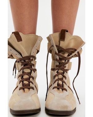 Free People Bittersweet Boxing Boots - Natural