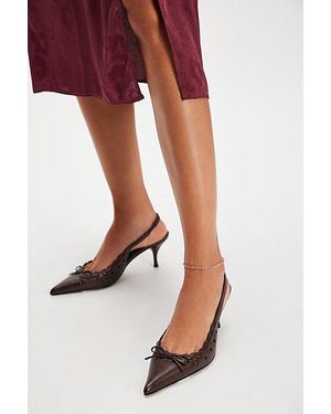 Jeffrey Campbell Stockholm Slingbacks By - Red
