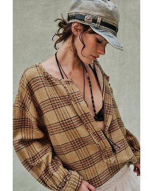 Free People Washed Cadet Hat - Metallic
