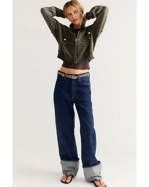 Agolde Big Cuff Jeans - Blue