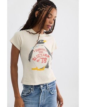 Daydreamer I Survived Penguin Vintage Tee - Multicolor