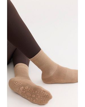 Fp Movement Total Buti Pilates Grip Socks - Natural