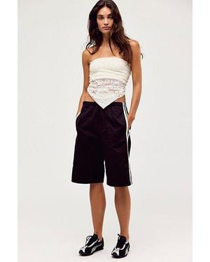 Citizens of Humanity Anais Pull-On Track Shorts - Blue