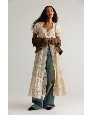 Free People Dream Haze Maxi Top - Natural
