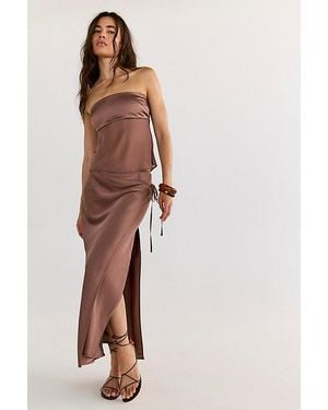 Ownley Ricky Maxi Skirt Set - Brown