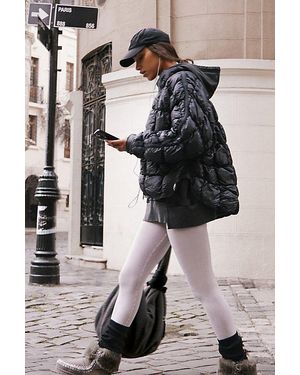 Fp Movement Scrunchy Glossy Pippa Packable Puffer Jacket - Black