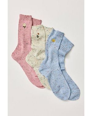 Free People Halcyon Heritage Sock Pack - Blue