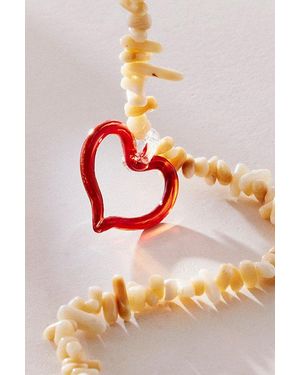 Suplais Heart Necklace - Orange