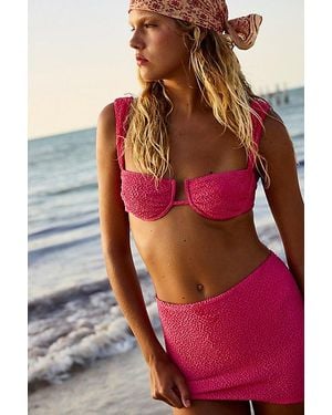 Montce Montce Micro Swim Skirt By - Red