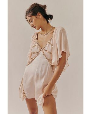 Jen's Pirate Booty Saffron Romper - Natural
