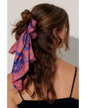 Free People So Silk Printed Bandana - Pink