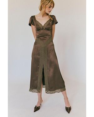 Free People Skies Midi Dress - Natural