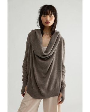 Nicholas K Marco Cashmere Hoodie - Brown