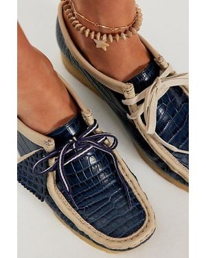 Clarks Leather Wallabees - Yellow