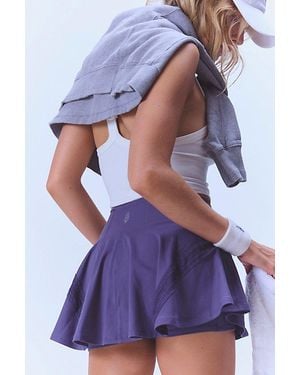 Fp Movement Pleats And Thank You Tennis Skort - Purple