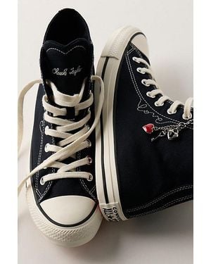 Converse Chuck Taylor All Star Hearts High-Top Sneakers - Black