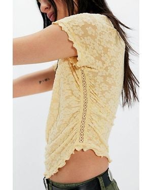 Free People Anora Baby Tee - Green