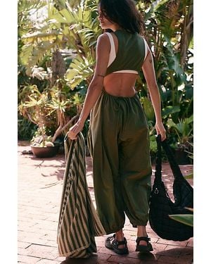 Fp Movement Over Under Jumpsuit - Green