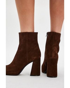 Jeffrey Campbell Taysha Platform Ankle Boots - Brown